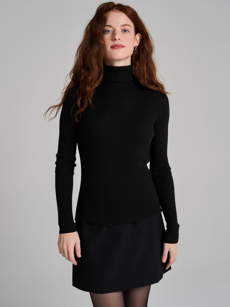 Водолазка лапша с высоким горлом