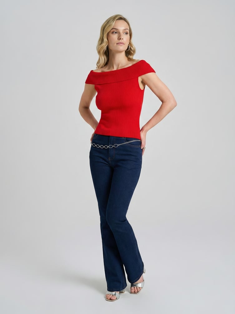 Топ лапша с открытыми плечами