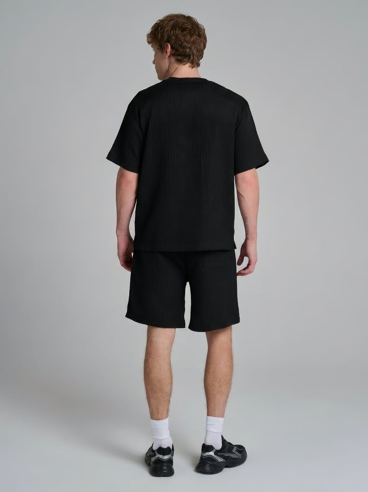 Шорты повседневные из жатого материала