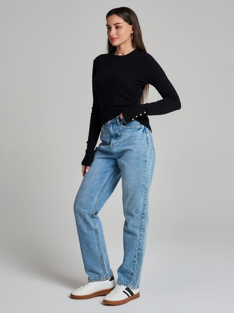 Джемпер трикотажный базовый