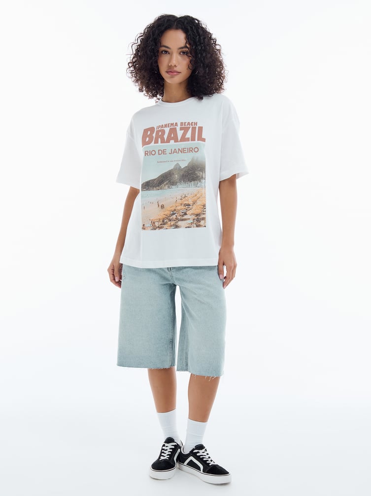 Футболка с принтом Brazil