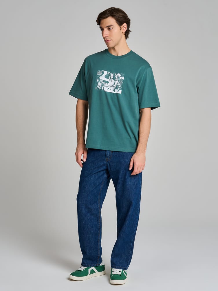 Футболка хлопок с новогодним принтом