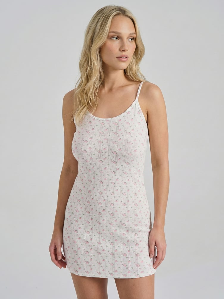 Ночная сорочка на бретелях