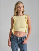 Топ короткий с воланами