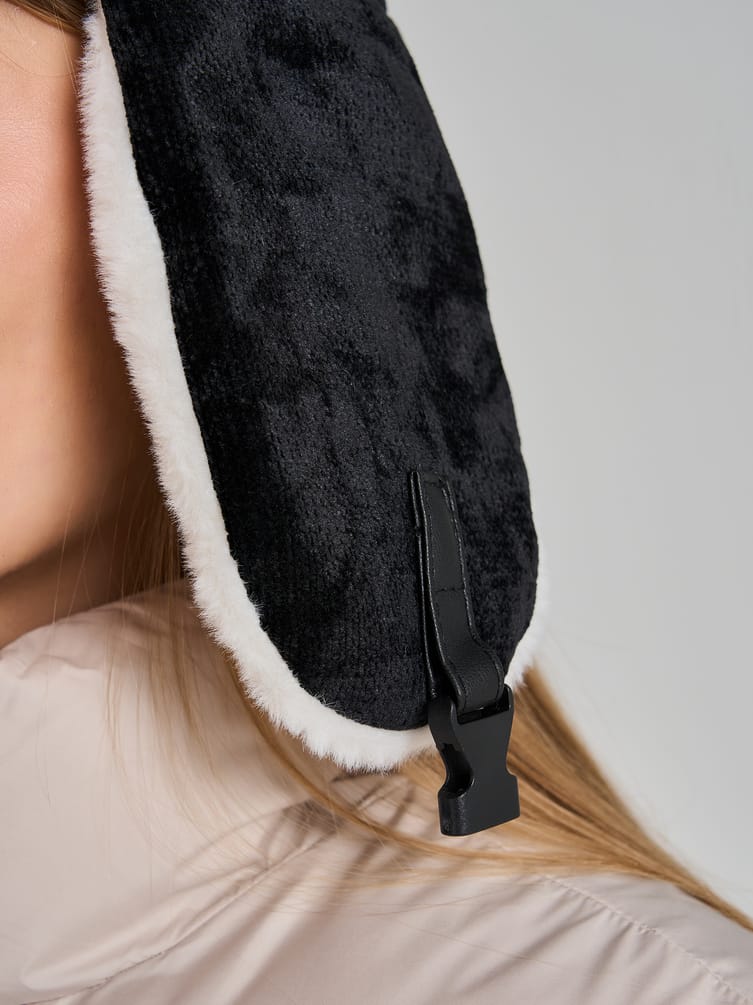 Шапка-ушанка новогодняя с ушками