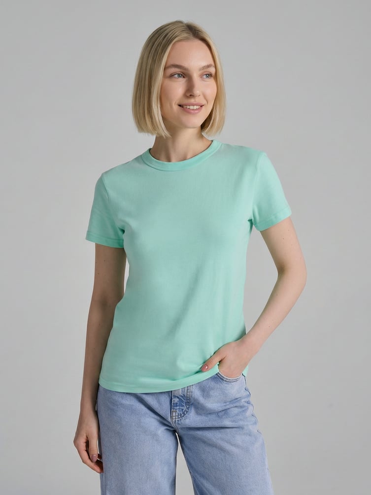 Классическая футболка из хлопка