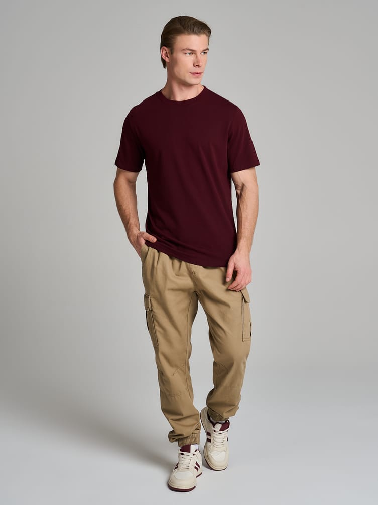 Брюки карго на резинке