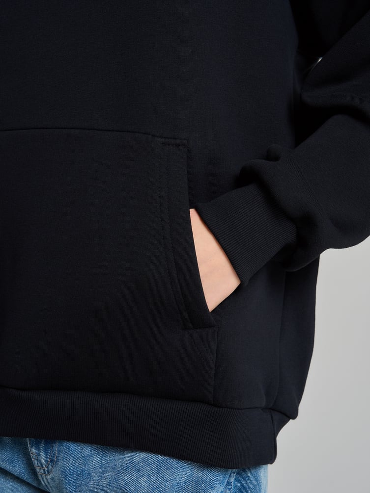 Утепленное худи с начесом