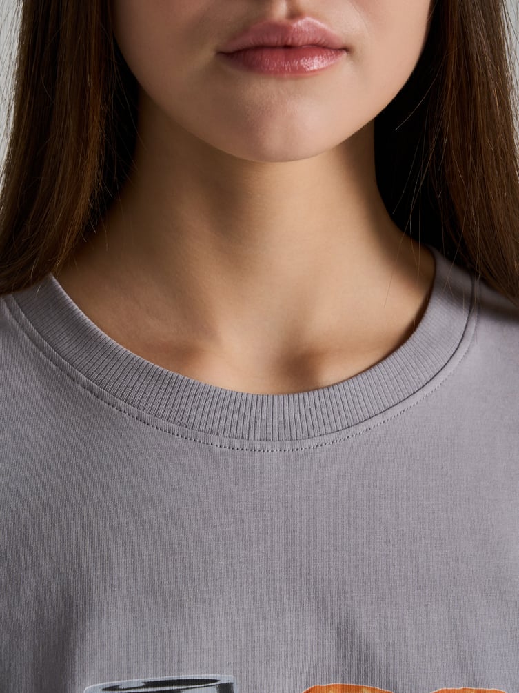 Пижама с принтом и брюками