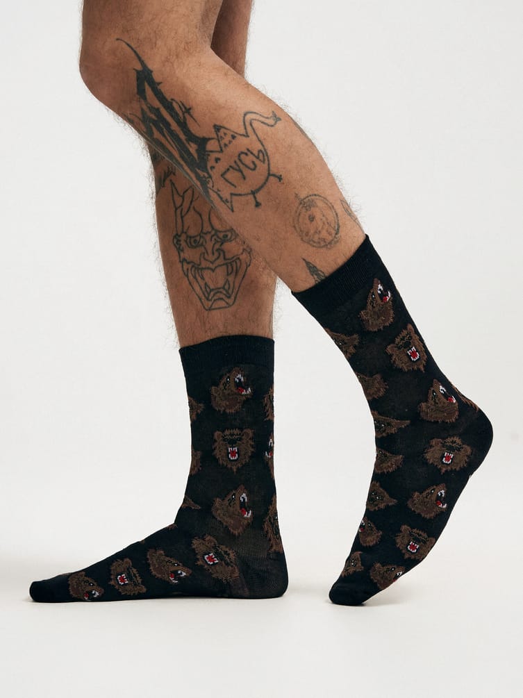 Носки - 3 пары с принтом