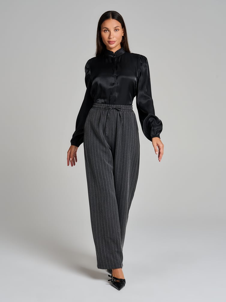 Блузка винтажная с рюшами