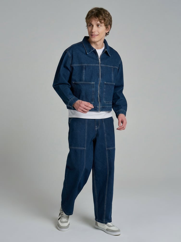 Куртка джинсовая на молнии