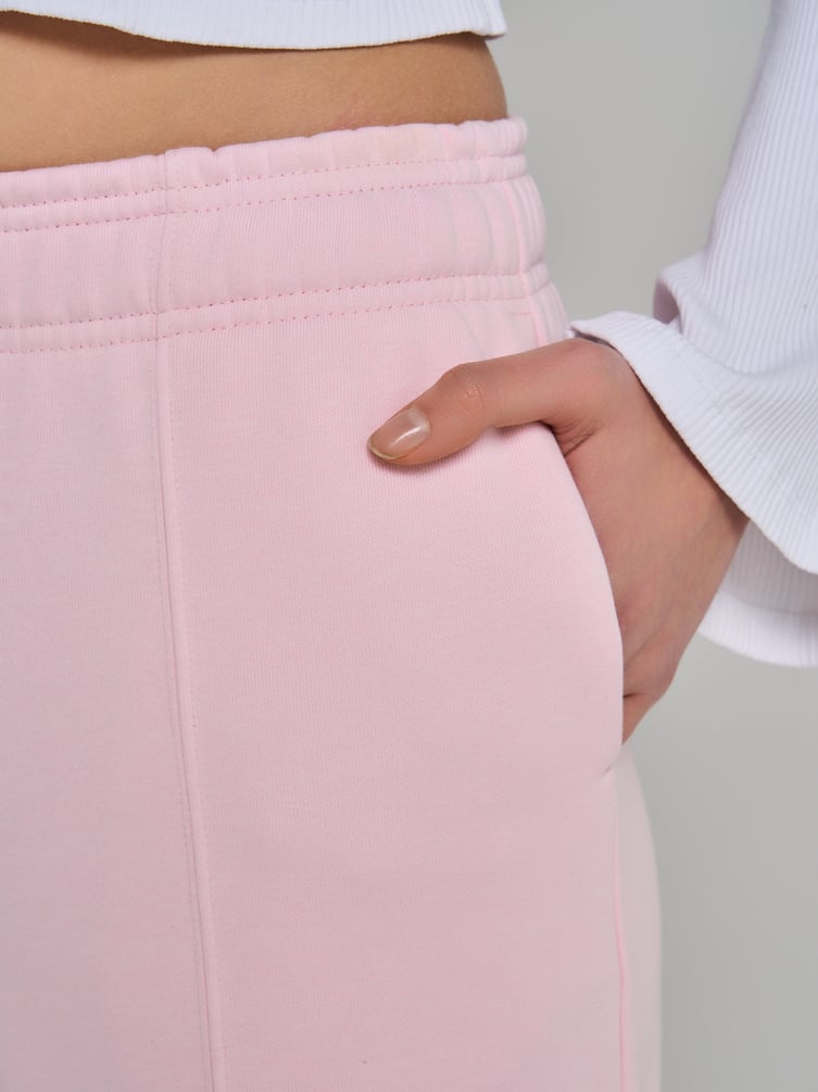 Теплые брюки зауженные с начесом