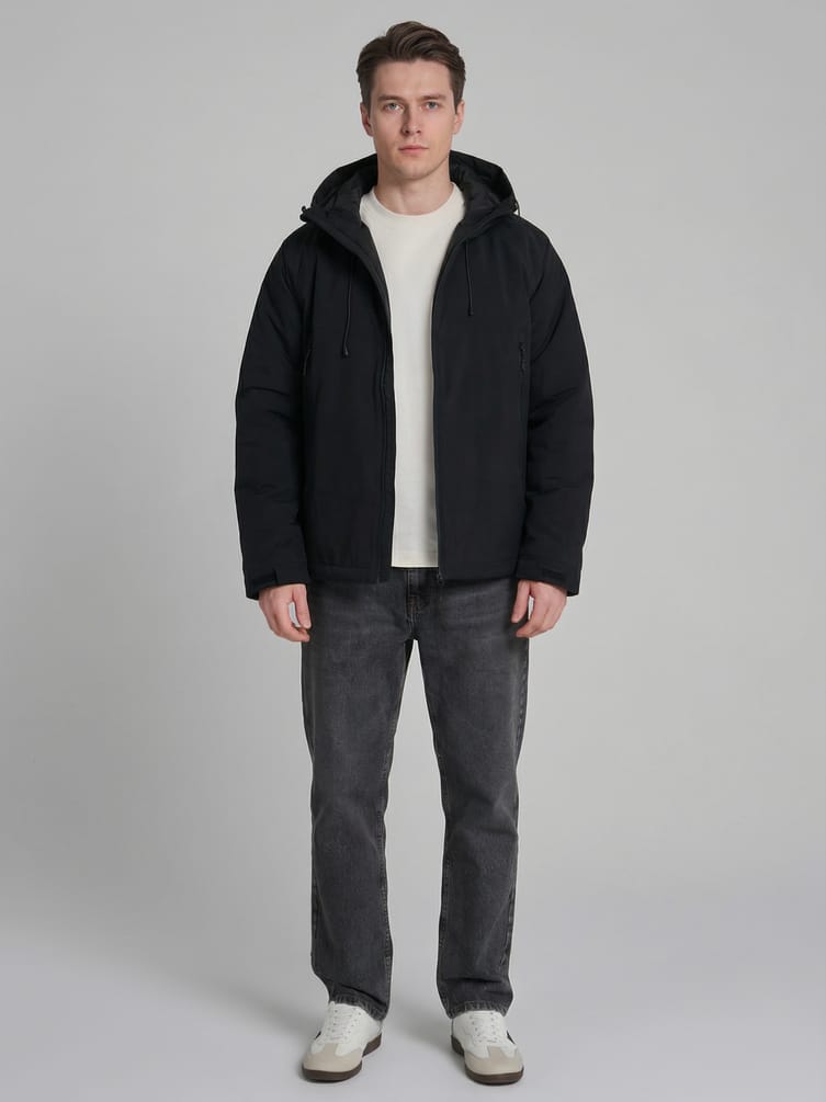 Куртка демисезонная с капюшоном