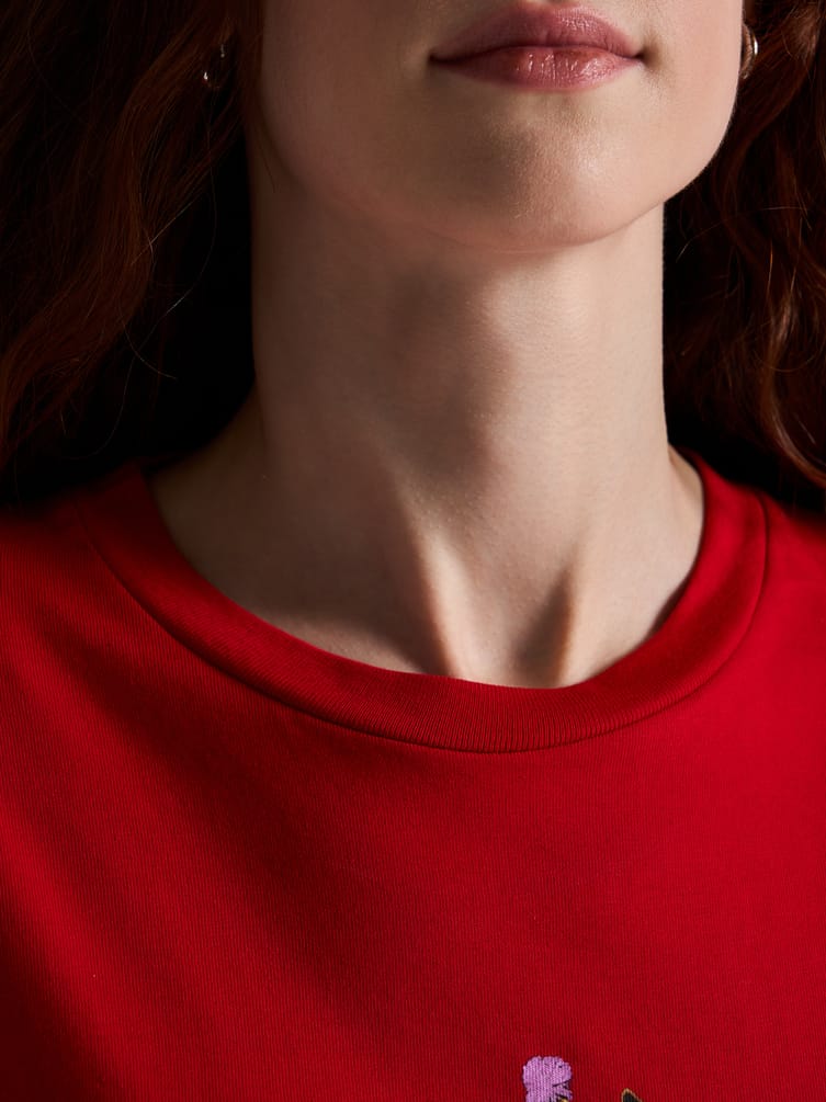 Футболка оверсайз с принтом