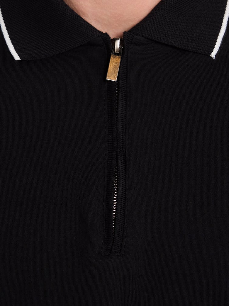 Поло хлопковое с коротким рукавом