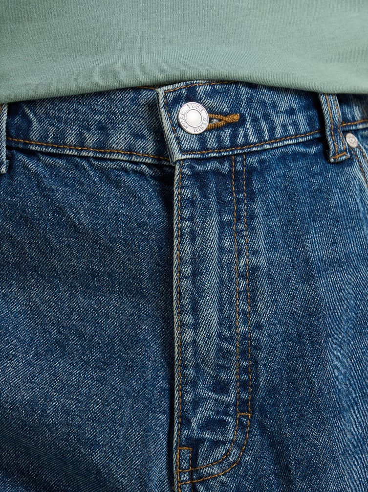 Джинсы багги широкие