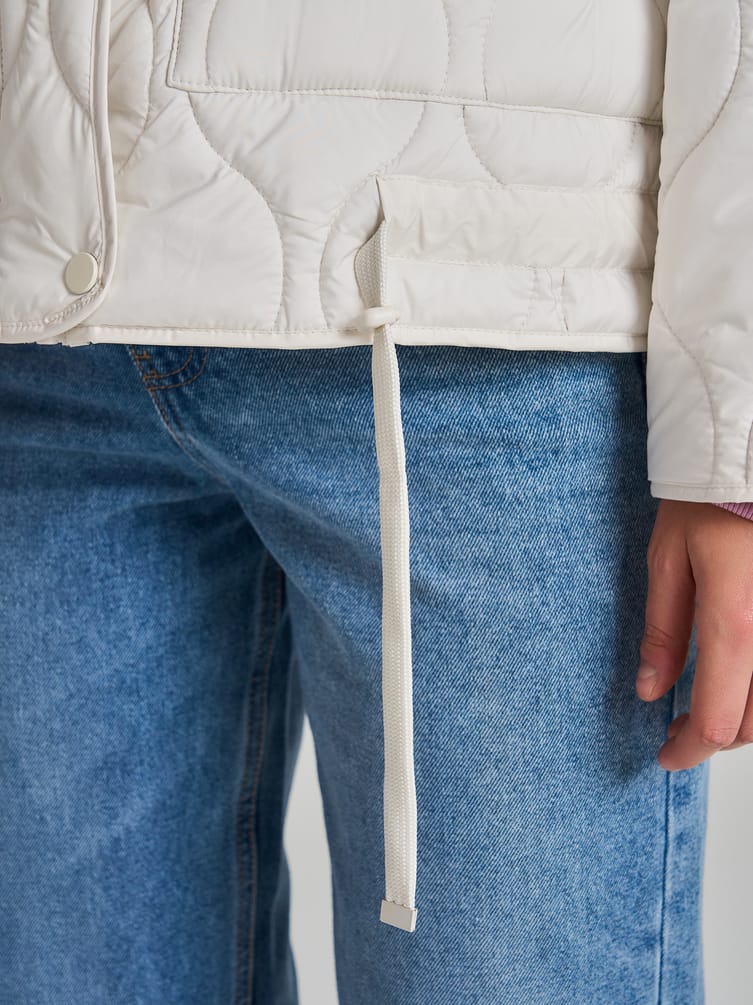 Куртка стеганая с капюшоном