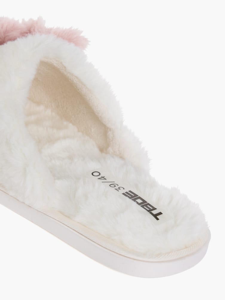 Тапочки домашние плюшевые бантики