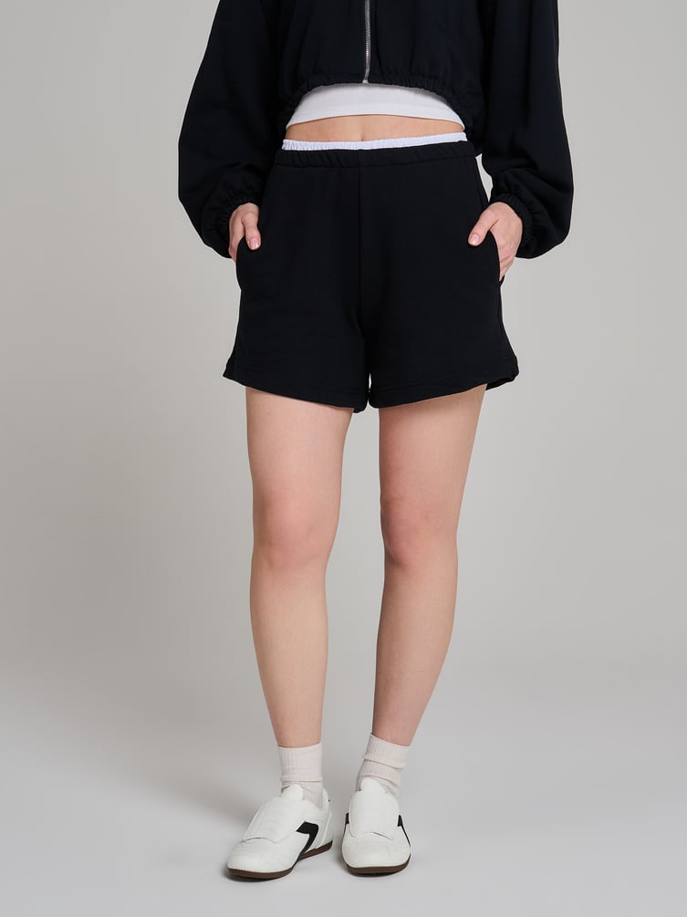 Шорты с эффектом многослойности