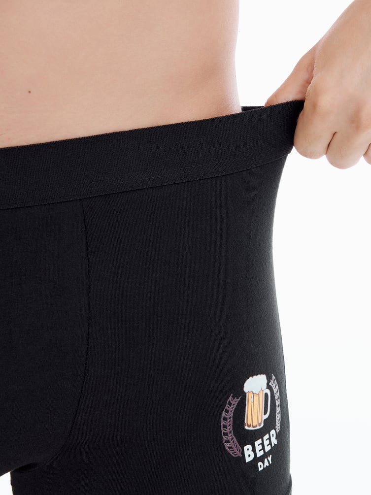 Трусы-боксеры - 2 шт. с принтом