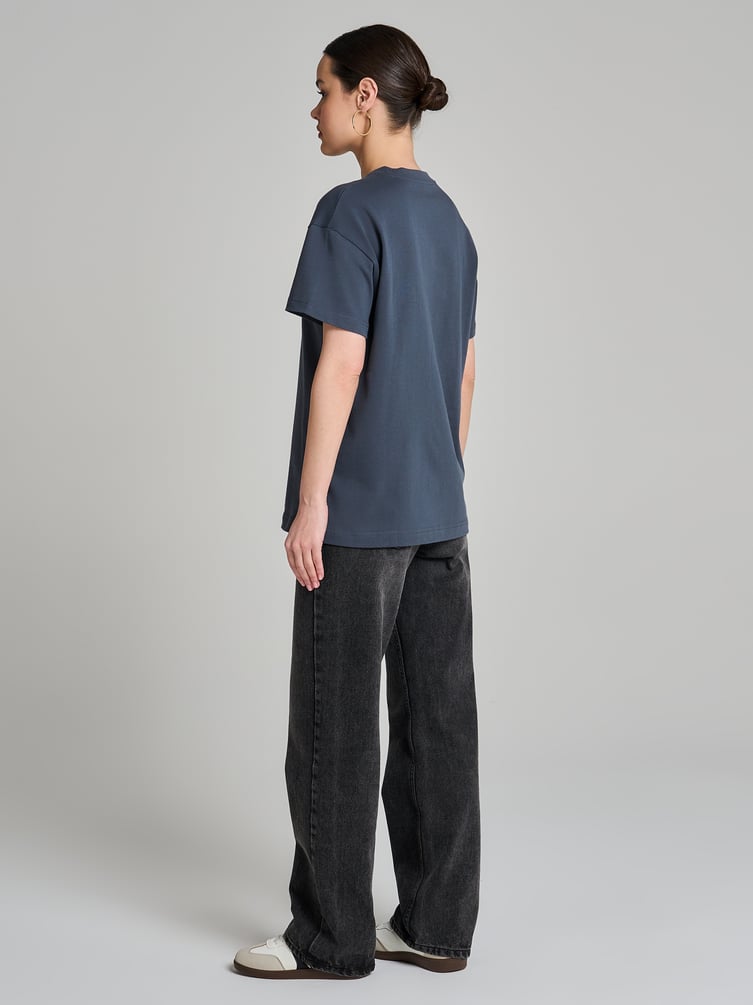 Футболка оверсайз с принтом котика