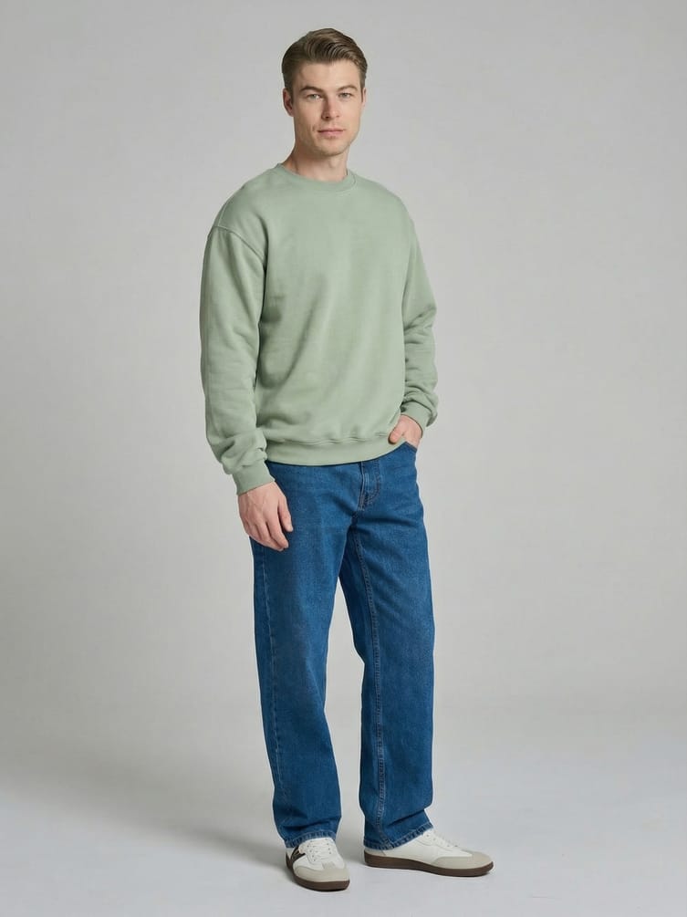 Свитшот базовый однотонный