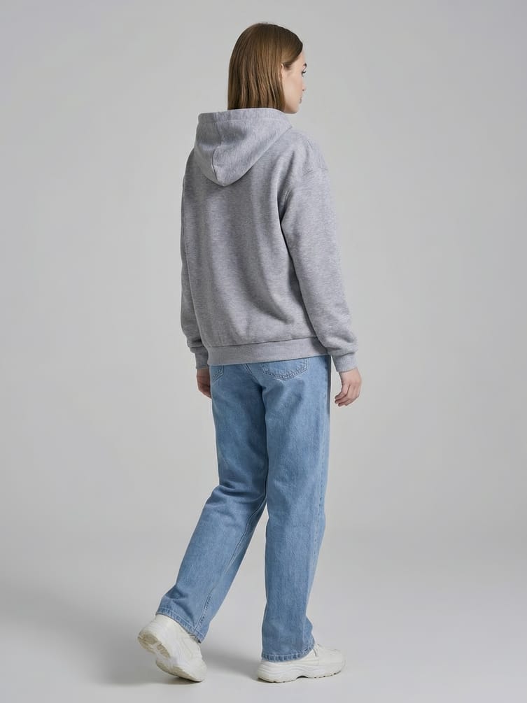 Утепленное худи с начёсом