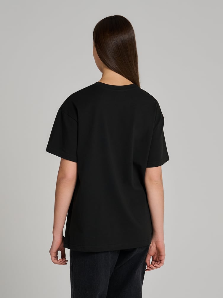 Футболка оверсайз с бантиками