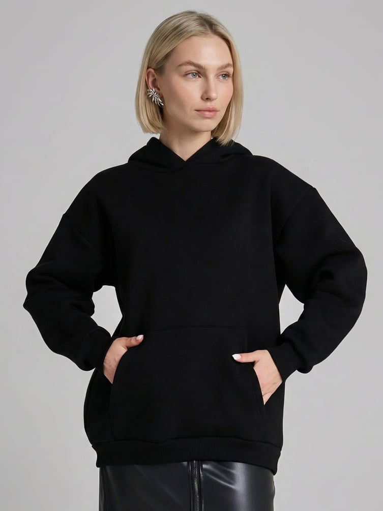 Худи свободного кроя без начеса