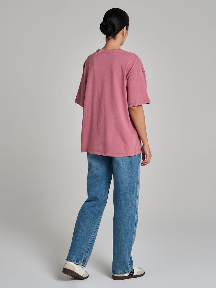 Футболка гранж с вареным эффектом