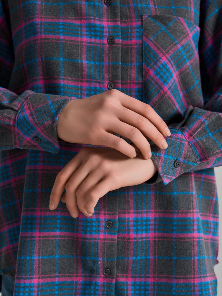 Байковая рубашка в клетку