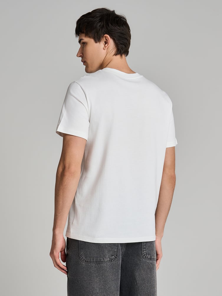 Футболка из хлопка с принтом собаки