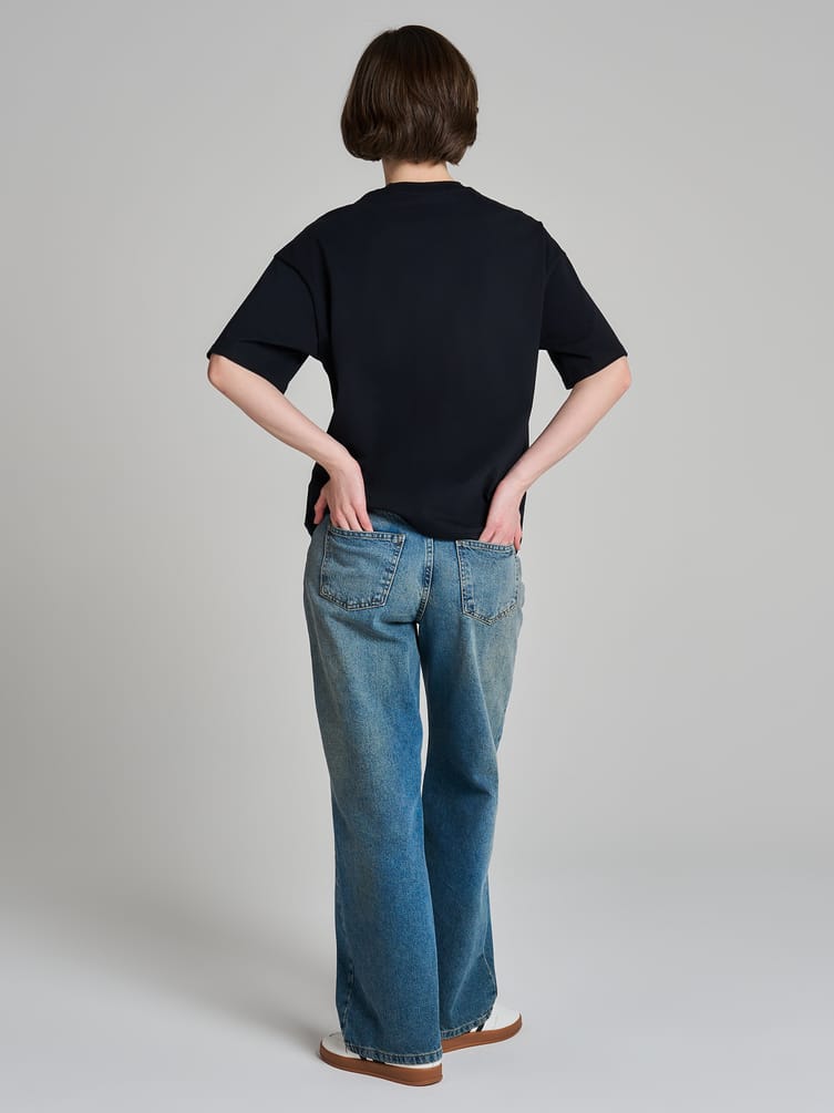 Футболка оверсайз с принтом Мосфильм