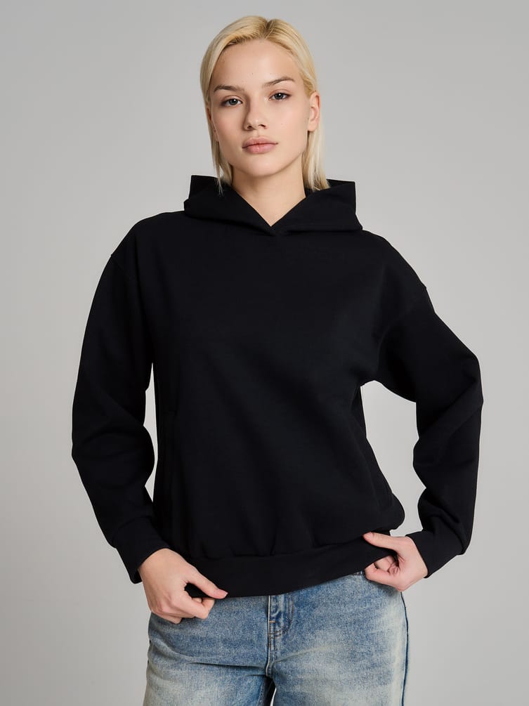 Худи с капюшоном без начесом