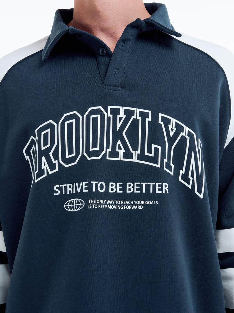 Толстовка с надписью Brooklyn