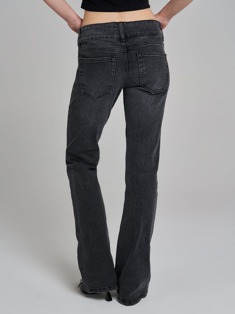 Джинсы клеш со стрелками