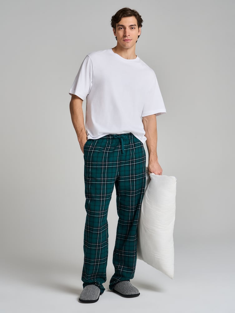 Пижамные брюки в клетку