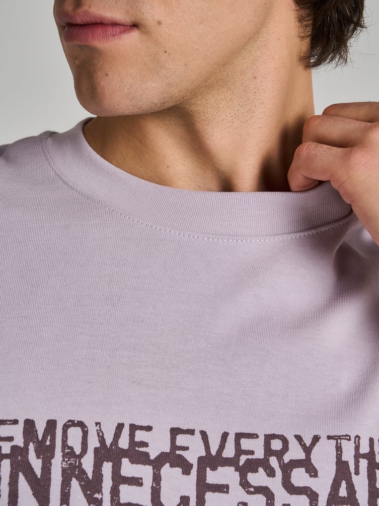 Футболка оверсайз из хлопка с надписью