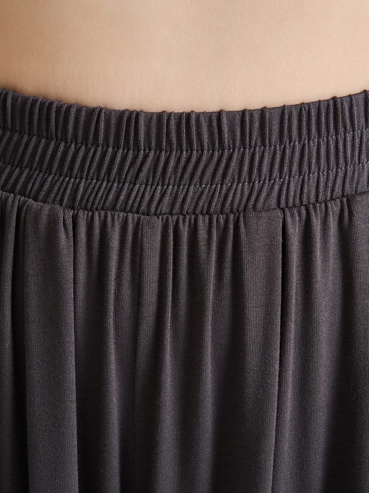 Пижама оверсайз с топом и широкими брюками