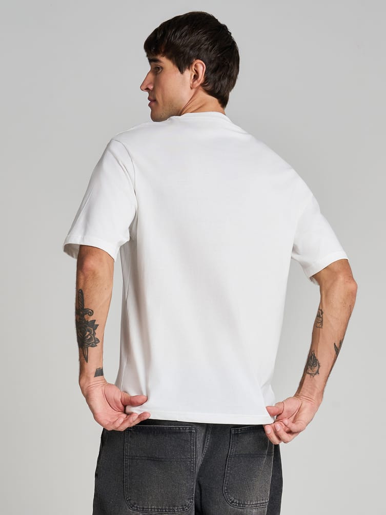 Футболка из хлопка с принтом