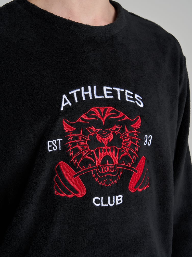 Пижама плюшевая теплая с брюками