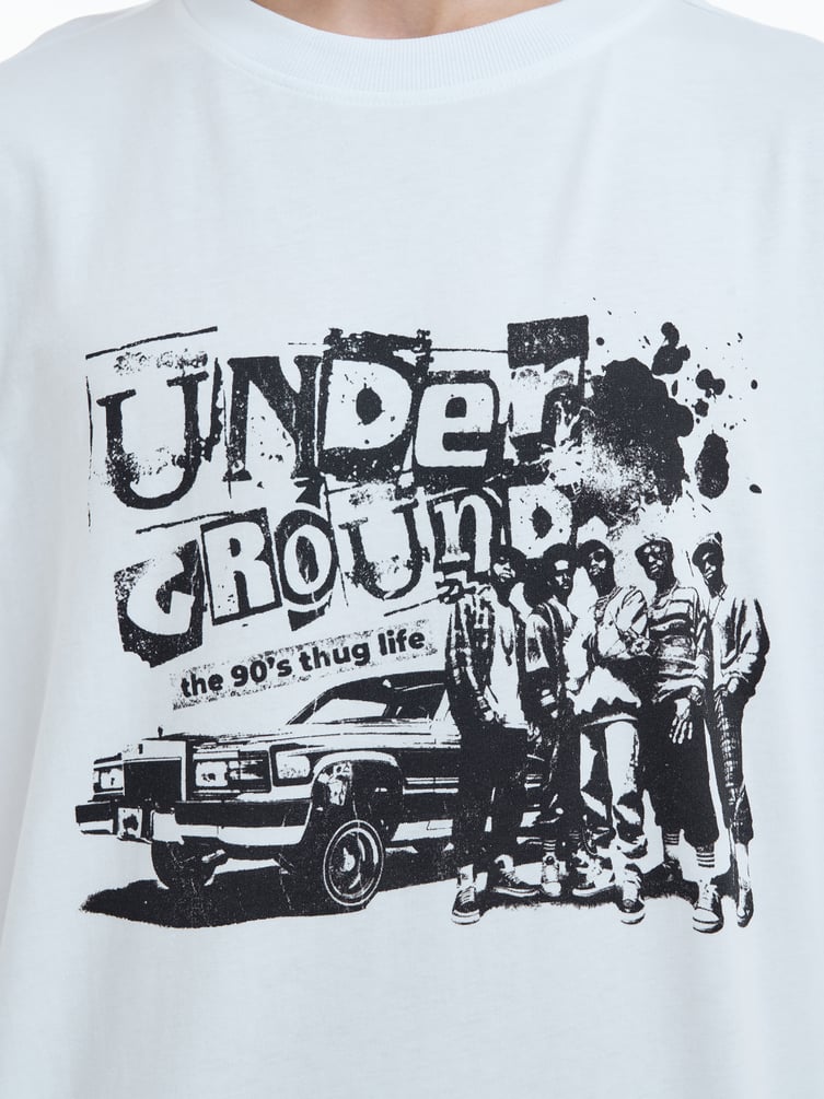 Футболка с принтом Underground