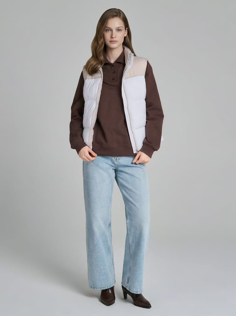 Джинсы Baggy с винтажной стиркой