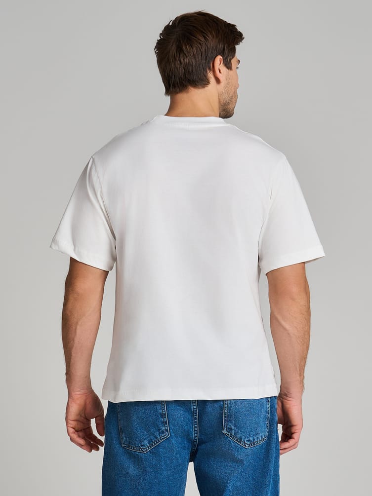 Футболка из хлопка с новогодним принтом