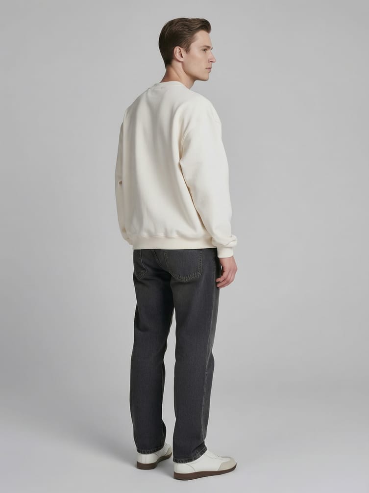 Свитшот базовый однотонный