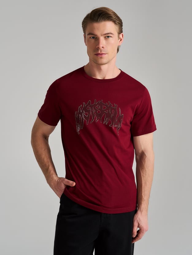 Футболка с надписью в стиле дрейн