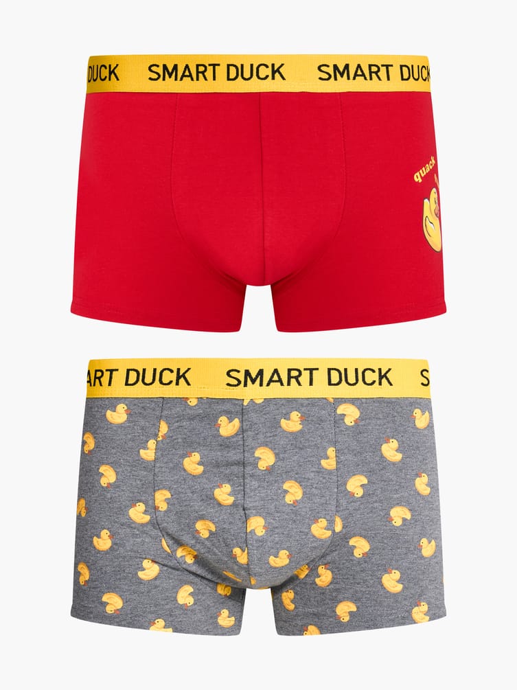 Трусы-боксеры - 2 шт. с принтом резиновых утят