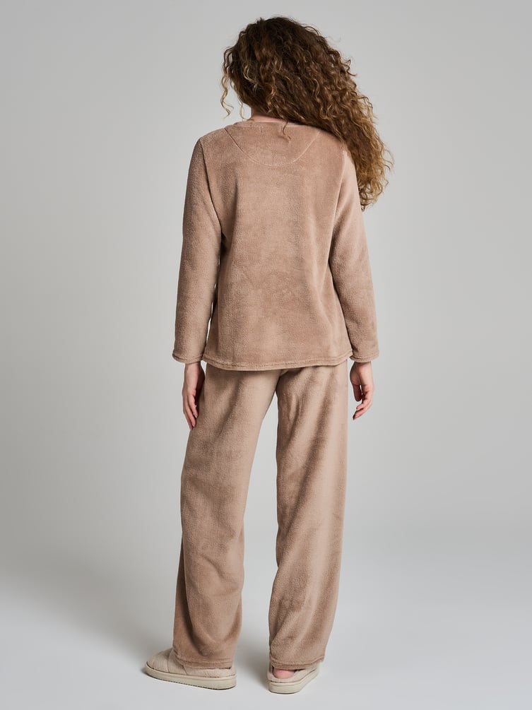 Пижама теплая с вышивкой таксы