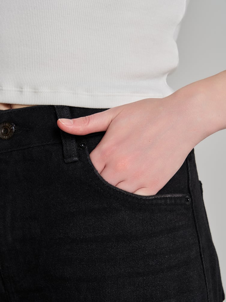 Джинсы Balloon зауженные с вареным эффектом